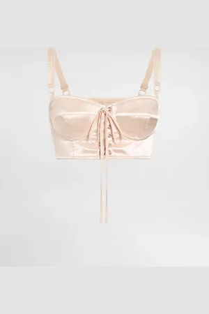 Dolce & Gabbana Haut Brassière Avec Détails Façon Bustier - Femme Tops Et Chemisiers 36
