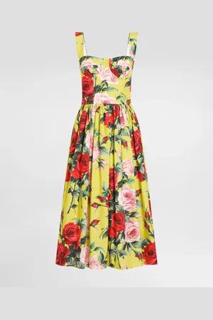 Dolce & Gabbana Robe Bustier À Bouquet - Femme Robes 42