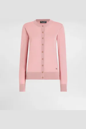 Dolce & Gabbana Wool Cardigan With Dg Logo Embroidery - Femme Pulls 38