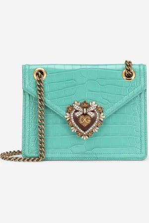 Dolce & Gabbana Sac Devotion Moyen Format En Croco - Femme Petits Sacs Et Pochettes Onesize