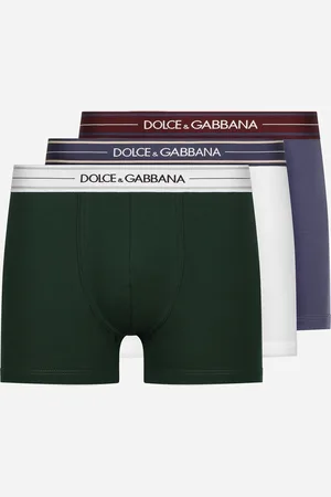 Dolce & Gabbana Pack De Trois Boxers Classiques En Coton Stretch - Homme Sous-vêtements Et Loungewear 3