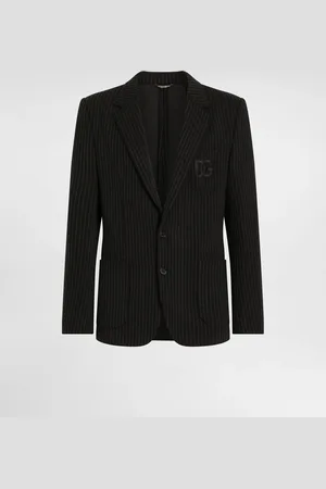 Dolce & Gabbana Veste Portofino En Jersey Stretch À Rayures Tennis - Homme Costumes Et Blazers Viscose 44