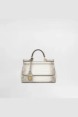 Dolce & Gabbana Sac À Main Sicily Allongé En Crocodile Himalaya - Femme Special Selection Onesize