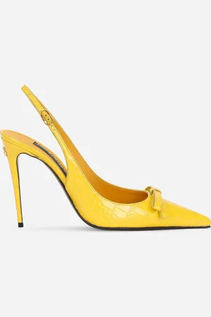 Dolce & Gabbana Patent Leather Slingbacks - Femme Escarpins Et Slingbacks 37