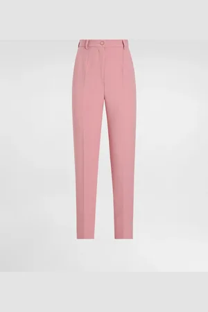 Dolce & Gabbana Pantalon Couture En Double Crêpe De Laine - Femme Pantalons Et Shorts 38