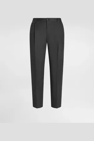 Dolce & Gabbana Pantalon En Toile De Lin Délavée - Homme Pantalons Et Shorts 44