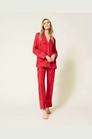 Twin-Set Pyjama en satin jacquard L
