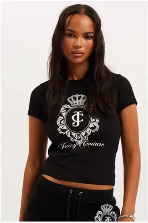 Juicy Couture Heritage crest fitted T-shirt XL