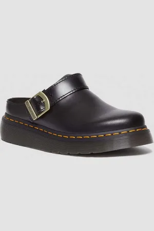 Dr. Martens Mules Plateformes Laketen Cuir Chaussures en