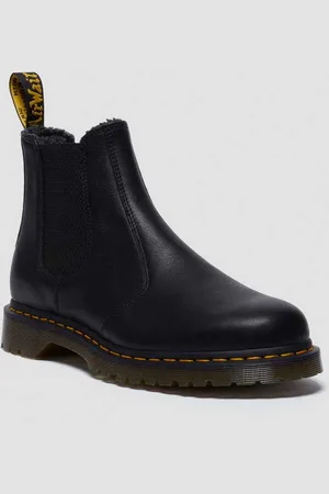 Dr. Martens Chelsea Boots en Cuir Grizzly Et Fourrure Synthétique Chaussures en