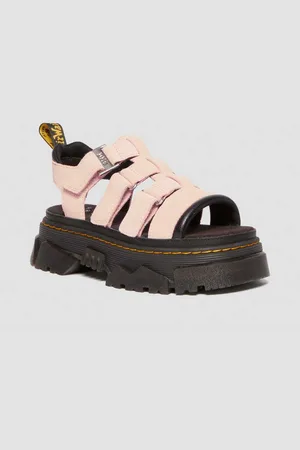 Dr. Martens Suède Sandales Mattison À 3 Brides en