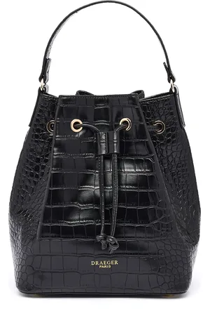 DRAEGER PARIS 1886 Sac Bourse Anna Croco - Noir