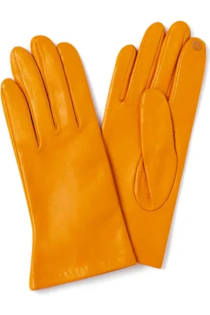 DRAEGER PARIS 1886 Gants femme tactiles en cuir - moutarde