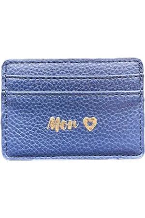 DRAEGER PARIS 1886 Porte-cartes Mon coeur - bleu marine