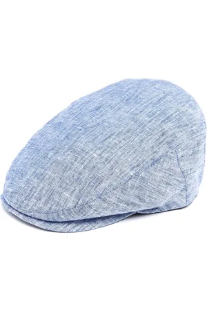 DRAEGER PARIS 1886 Casquette plate - Bleu - Homme - Effet Lin - 3 Tailles