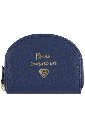 DRAEGER PARIS 1886 Porte-monnaie - Beau comme un coeur - bleu marine