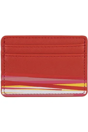 DRAEGER PARIS 1886 Porte-cartes rouge