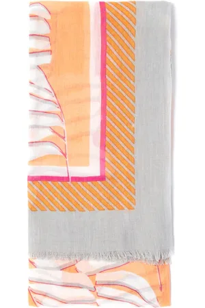 DRAEGER PARIS 1886 Grand Paréo Femme - Imprimé palmes - 100% Coton - 100x180 cm