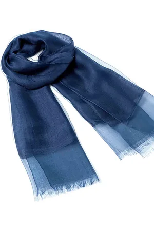 DRAEGER PARIS 1886 Etole cérémonie en soie - Bleu marine - 70x180 cm
