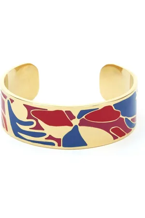 DRAEGER PARIS 1886 Bracelet Jonc émail RIO Fleurs