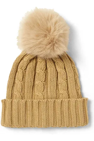 DRAEGER PARIS 1886 Bonnet à pompon - camel