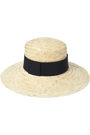 DRAEGER PARIS 1886 Capeline en paille galon noir