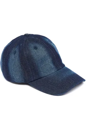DRAEGER PARIS 1886 Casquette en 100% coton - Bleu foncé - Effet Denim - Unisexe - Anneau réglable