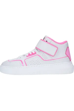 Calvin Klein White-Pink Sneakers