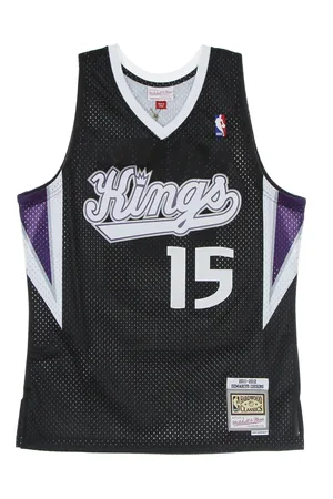 Mitchell & Ness Debardeur de basket-ball pour hommes Maillot NBA Swingman Hardwood Classics No. 15 Demarcus Cousins 2011-12 Sackin Couleurs d