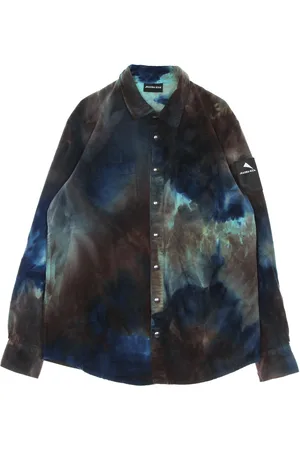 MAUNA KEA Chemise a manches longues multicolore pour hommes Chemise en velours multicolore