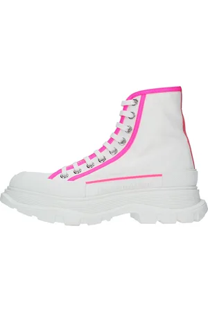 Alexander McQueen Baskets Blanc-fuchsia