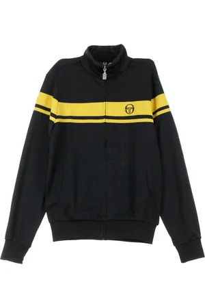 Sergio Tacchini Veste de survetement Young Line pour hommes noir/moutarde