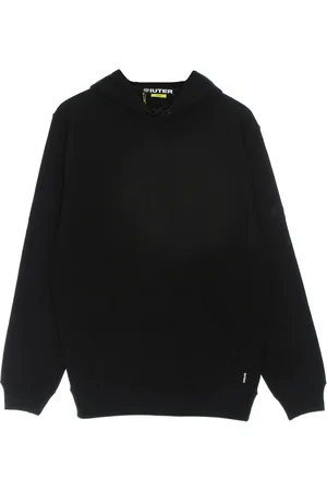 IUTER Sweat a capuche pour hommes Logo Sweat a capuche Noir