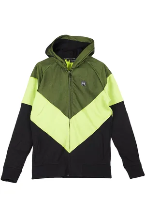 DOLLY NOIRE Sweat a capuche zippe Flight pour hommes