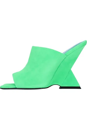 The Attico Les chaussures a talon vertes Attico