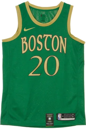 Nike Debardeur de basket-ball pour hommes, maillot NBA Swingman City Edition No 20 Gordon Hayward Boscel trefle/club or