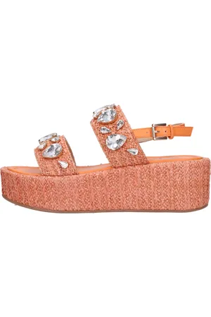 Emanuélle vee Chaussures a talons orange