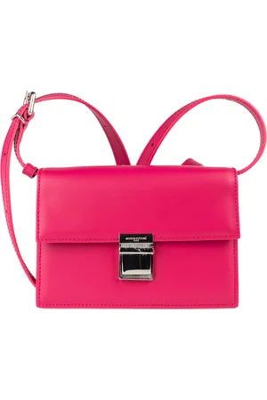 Maison Kitsuné Mini sac en cuir baguette preppy en