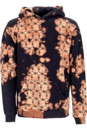 DOLLY NOIRE Sweat a capuche monogramme Tye Dye pour hommes noir