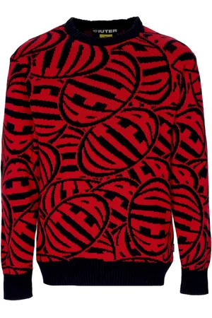 IUTER Hungry Jumper Pull Homme Rouge