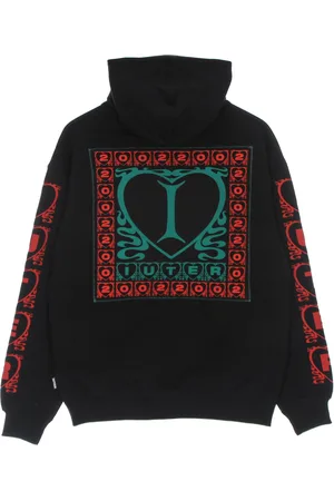 IUTER Sweat a capuche leger pour hommes, joli sweat a capuche noir
