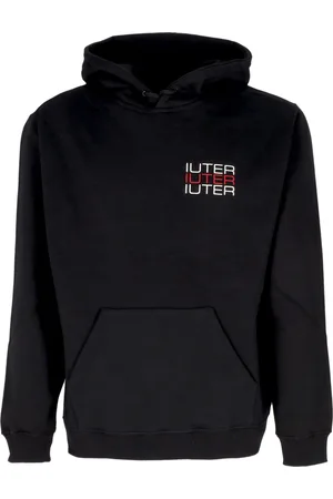 IUTER Spine Skulls Sweat a capuche pour homme Noir