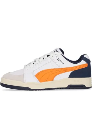 PUMA Slipstream Lo Retro Chaussure Basse Homme Blanc/Orange Vibrant