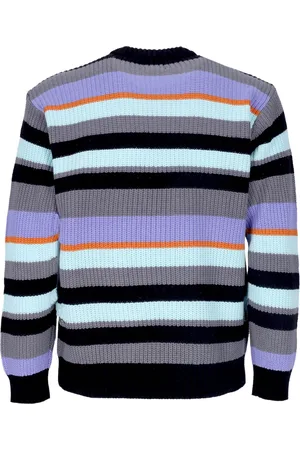 Obey Pull leger Edge Crew pour hommes, etain multi