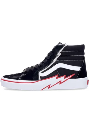 Vans Chaussure haute Sk8-hi Bolt noir/racing rouge pour hommes