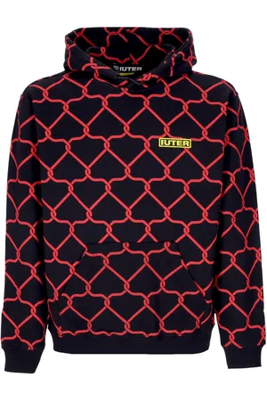 IUTER Sweat a capuche pour hommes Net Hoodie Noir