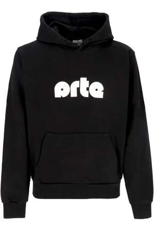 ARTE Hannes Bau Logo Sweat a capuche Noir Sweat a capuche leger pour hommes