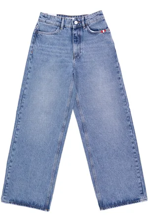AMISH Jean Femme Linda Denim Coupe Usee