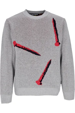 IUTER Pull Ongles Homme Gris Pull
