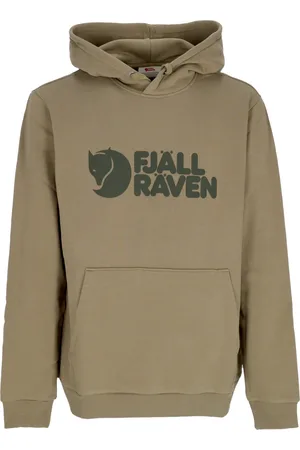 Fjällräven Sweat a capuche avec logo pour hommes, olive clair